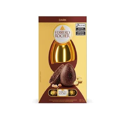 Ovo De Pascoa Ferrero Rocher Dark 137,5G